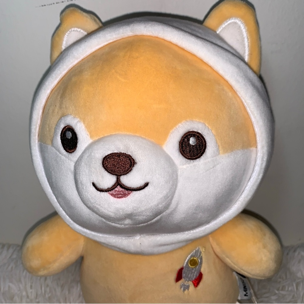 Miniso Space Series Pomeranian Plush 13.8” Soft Toy CUTE